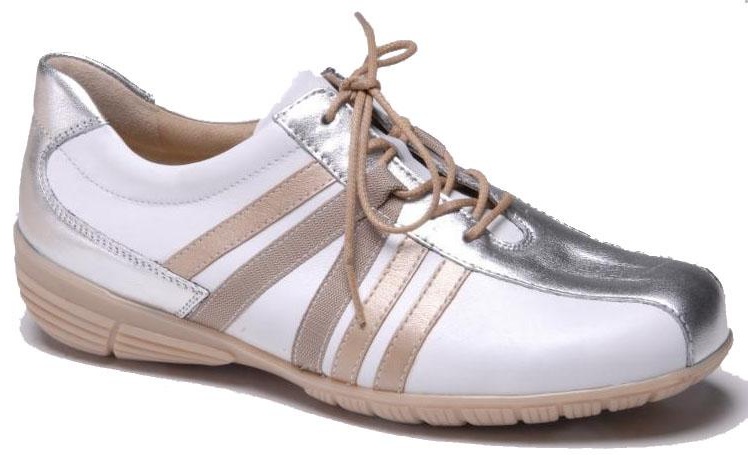 Naisten kengät 31962 White-silver