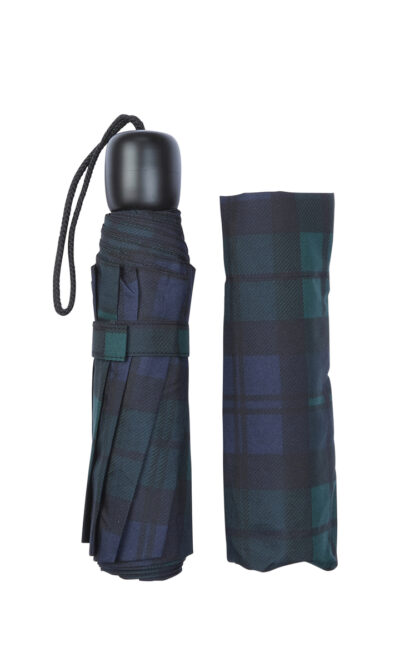 Taitettava sateenvarjo UB750 Green Tartan